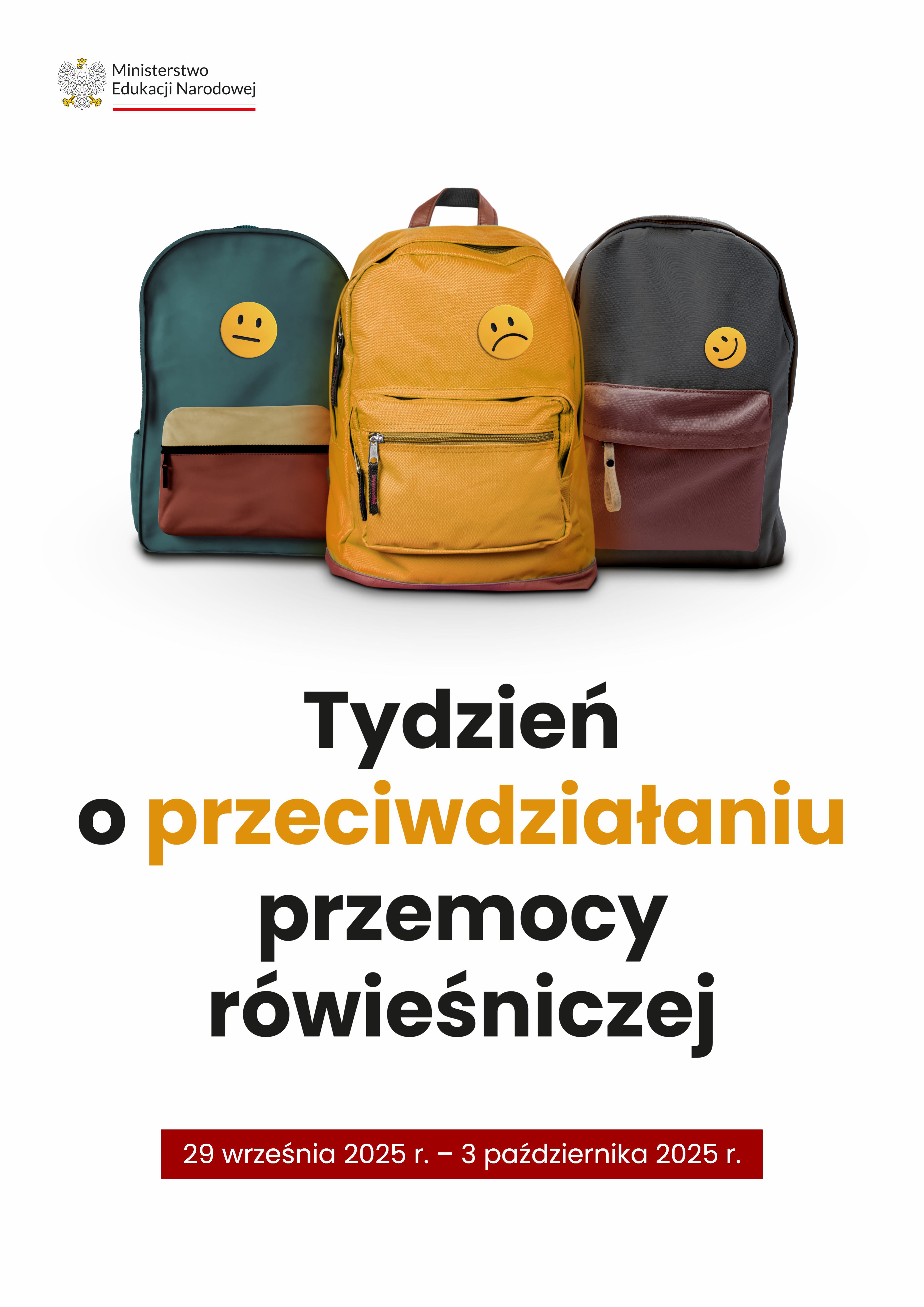 Plakat Tydzien o przeciwdzialaniu przemocy rowiesniczej 68c43f92790a4